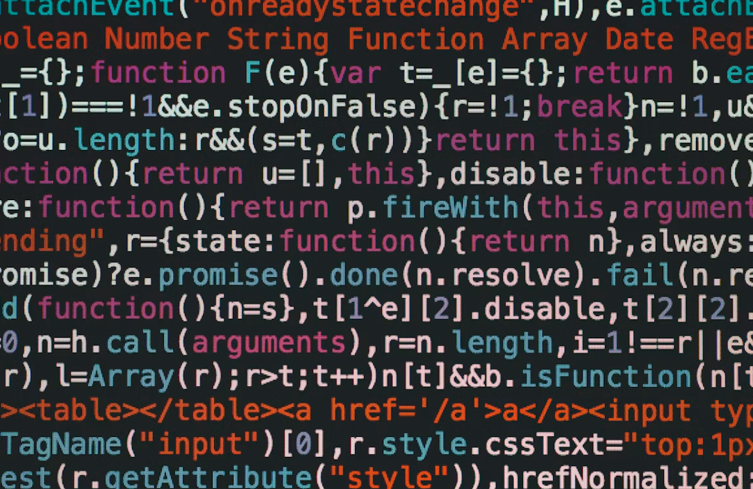 Code editor terminal showing developer scripts and syntax